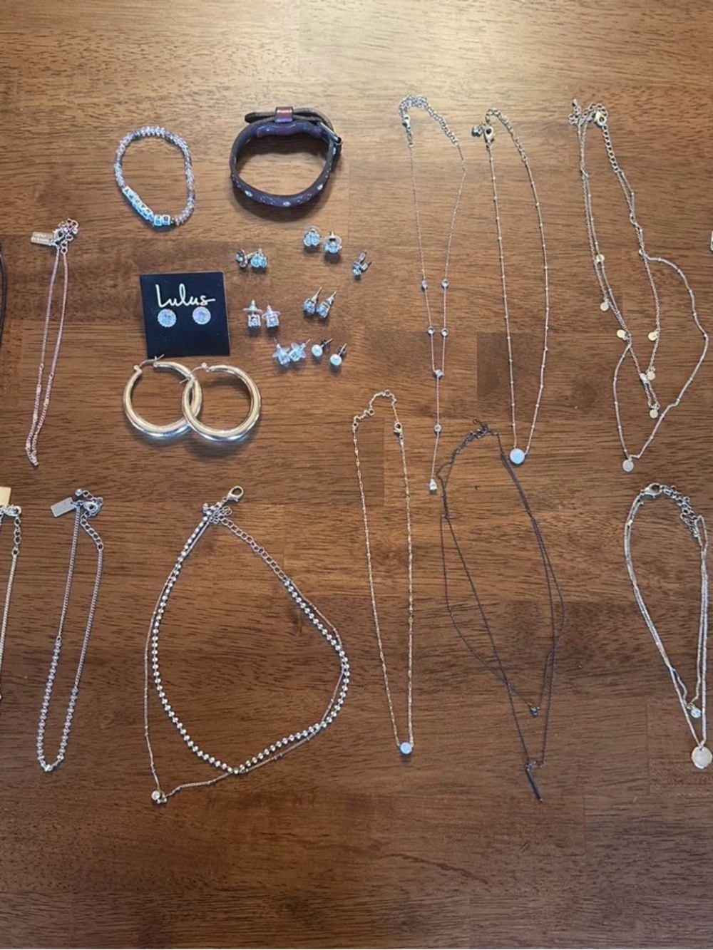 Jewelry bundle! 13 necklaces, 2 bracelets, 9 pairs of earrings